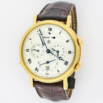 (SOLD) BREGUET 5707BA/12/9V6 18K Mens Classique Alarm Le Reveil du Tsar Yellow Gold