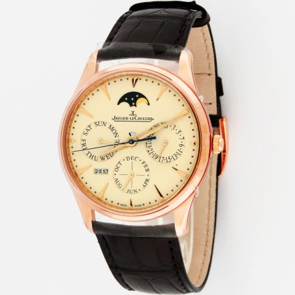 (SOLD) JAEGER-LECOULTRE Master Ultra Thin Perpetual 39mm 18K Rose Gold Q1302520 Mens