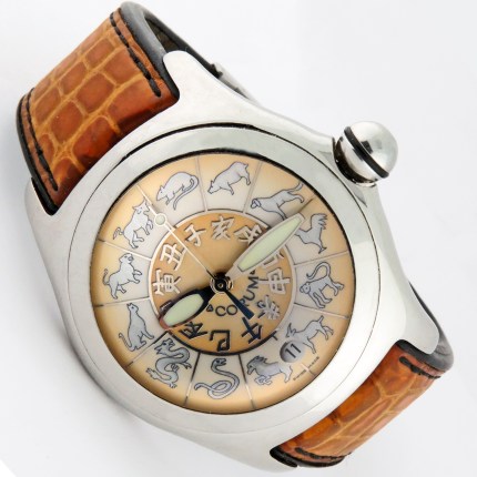 (SOLD) CORUM Bubble Chinese Zodiac Limited Edition Automatic S.Steel 82.150.20 Mens