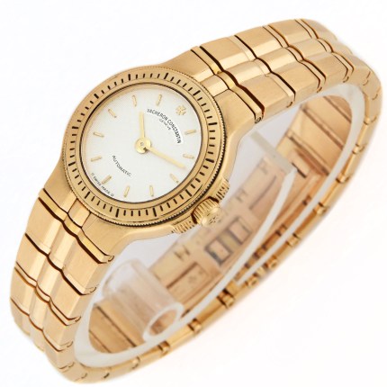 (SOLD) VACHERON CONSTANTIN Phidias Automatic Bracelet 18K Yellow Gold 12020 Ladies