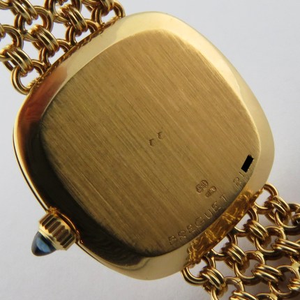 (SOLD) BREGUET BA8020/106D 18K Ladies Hand-Wind Rounded Square Chainmail Bracelet 24mm Yellow Gold - Image 8