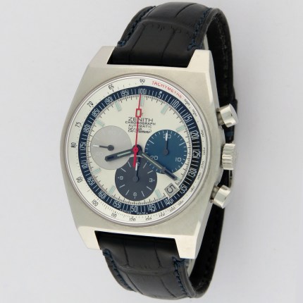 (SOLD) ZENITH 03.1969.469/01.C490 Mens SS El Primero 40th Anniversary Limited Edition Automatic Chronograph 40mm Stainless Steel
