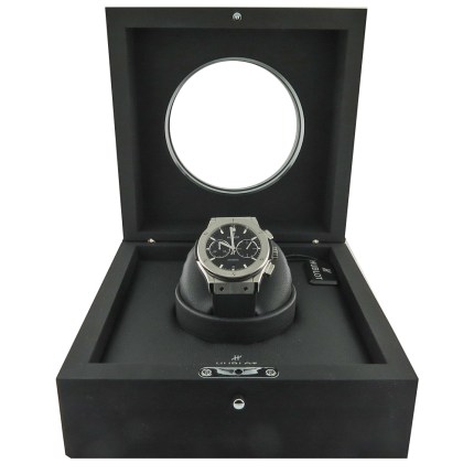 (SOLD) HUBLOT 521.NX.1171.RX Mens Titanium Classic Fusion Automatic Chronograph 45mm Ti w/Box - Image 2