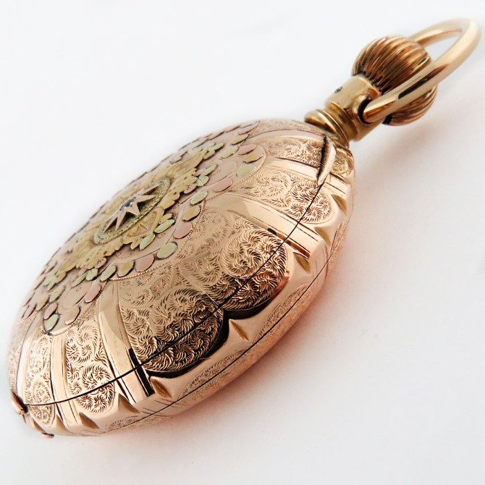 WALTHAM 14K Multi-Color Solid Gold 18 Size 54.5mm Model 1892 Appleton Tracy & Co 17j Hunter Case Pocket Watch