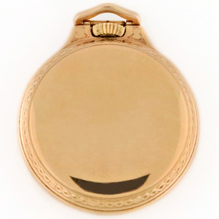 HAMILTON 16-Size 51mm Open Face 950B Railway Special 23j Enamel Dial Gold Filled Railroad Watch w/Rare Original Brown Bakelite Box - Image 6