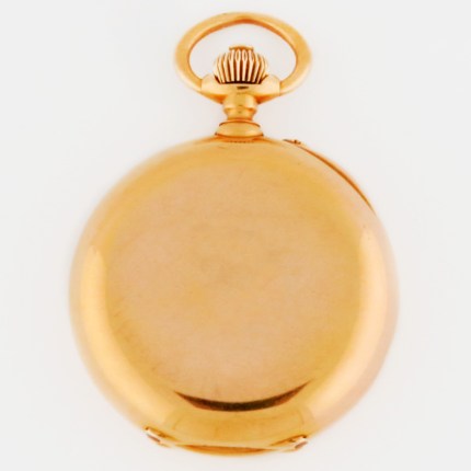 VACHERON CONSTANTIN 18K 53mm Open Face Top Grade Chronograph w/Wolf Teeth Winding & Counterpoised Lever Yellow Gold Pocket Watch - Image 6