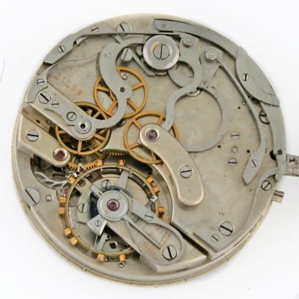 Agassiz Rattrapante Split Seconds Chronograph Open Face OF Pocket Watch Movement 43mm