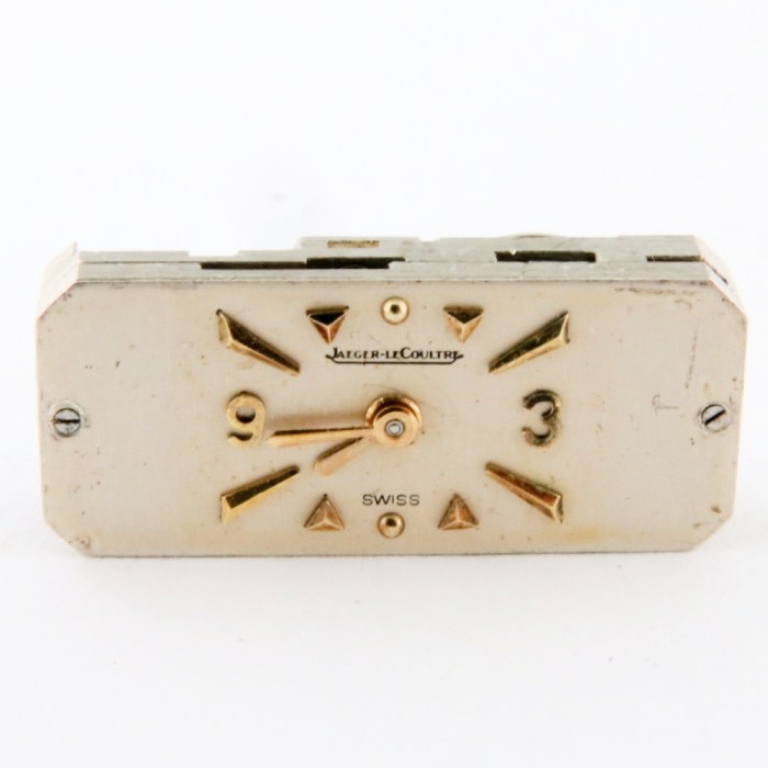 Exotic Jaeger-LeCoultre Vintage ‘Duoplan’ Ladies Wristwatch from the 1930-1940s in 18K Solid Gold. Sea-shell Shaped Case, Xtra Small 403 Movement, Circa 1930s