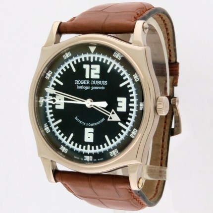 Roger Dubuis Symapthie Ultrathin Automatic 18K White Gold 46mm Mens Wristwatch. Reference S46 57 5 09.8. Box & Certificate. Limited Edition 28pcs. Geneva Seal Stamped Movement.
