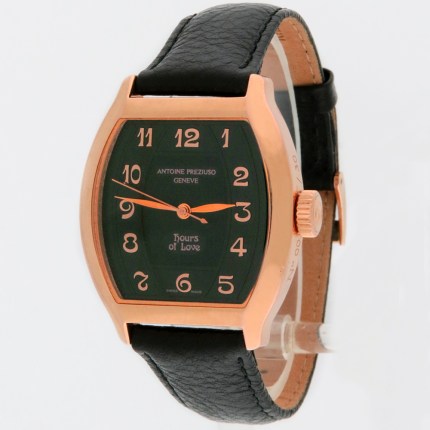 ANTOINE PREZIUSO Mens 18K Rose Gold 'Hours of Love' Erotic Automaton Limited Edition 00 of 30 Manual Wind 34x41mm Wristwatch. Unique and Superb for Collectors