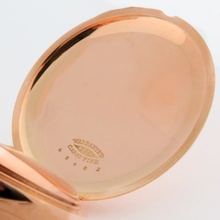 (SOLD) C.H. MEYLAN (SWISS) 18K 48mm Open Face Split Seconds Chronograph Rattrapante Pink Gold Heavy Case - Image 10