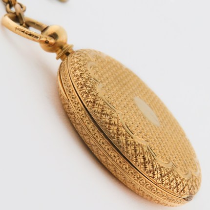 VACHERON CONSTANTIN 18K 37.5mm Hunter Case 'Caesar Constantin Era Ladies Key Wind/Set Pocket Watch Circa 1860's Yellow Gold - Image 8