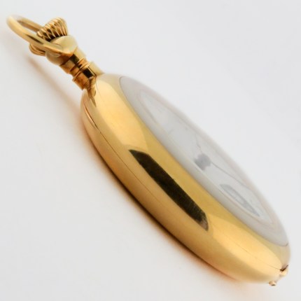 EDWARD HOWARD 18K 16-Size 51mm Open Face Rare Prestigious Presentation 23 Jewels Yellow Gold - Image 5