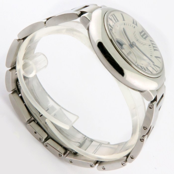 Cartier Ballon Bleu Stainless Steel Moonphase Automatic Ladies/Unisex Wristwatch Midsize 36mm. Model Ref WSBB0021 Case Ref 4034. Retail Price $9,250