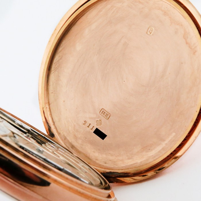 Patek Philippe Top quality Rare Museum Top Quality 18K Rose Gold Open Face Minute Repeater Pocket Watch Sold by Spaulding & Co. w/ Patek Philippe Archival Paper