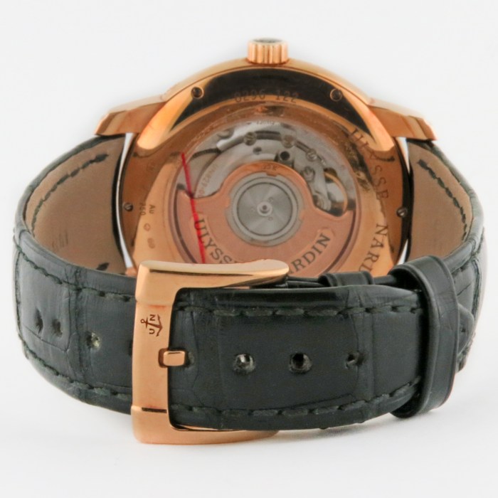 ULYSSE NARDIN Ref.8296-122-2/42 18K Rose Gold Mens Classico Luna Automatic Moonphase 40mm Watch. Retail Price $18,900
