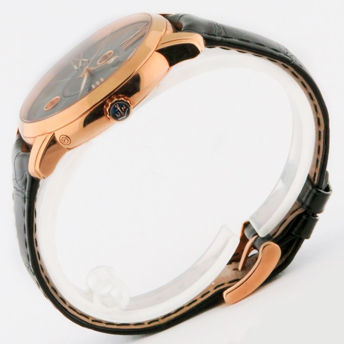 ULYSSE NARDIN Ref.8296-122-2/42 18K Rose Gold Mens Classico Luna Automatic Moonphase 40mm Watch. Retail Price $18,900