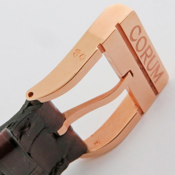 Luxurious Corum Golden Bridge 50th Anniversary Mechanical 18K Rose Gold Mens Watch. Full Set Boxes and Papers. Reference 113.550.55F. Retail Price $35,600.