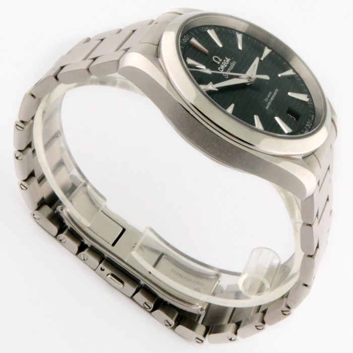 CURRENT MODEL Omega Seamaster Aqua Terra 150m Master Co-Axial Chronometer Stainless Steel Mens Wristwatch 41mm. Green Dial. 220.10.41.21.10.001. MSRP $7,100