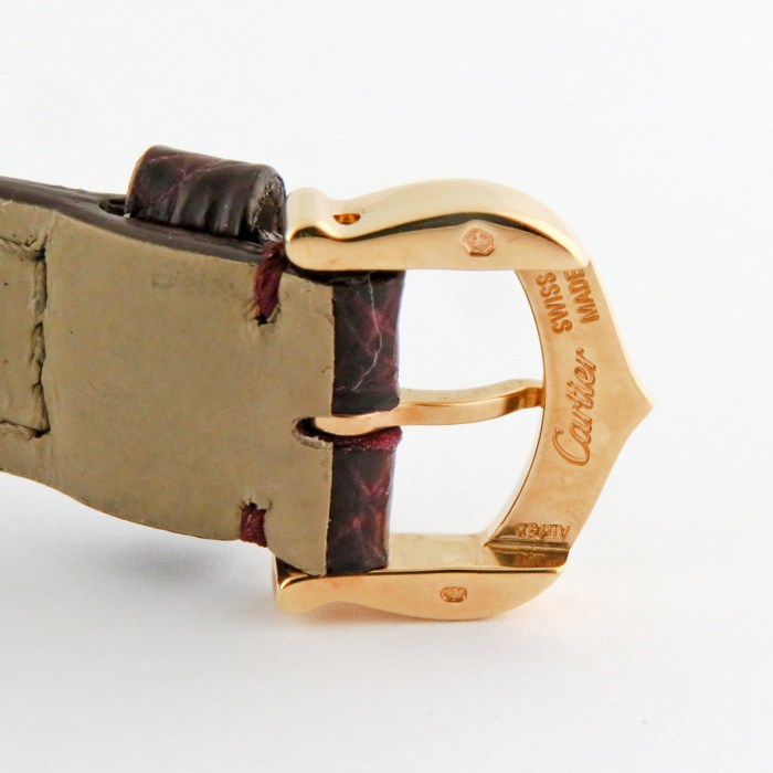 Cartier Baignoire Ladies 18K Yellow Gold Mechanical Hand-winding Watch. 22x31.5mm. Model Reference 78094 Early 1990s. Excellent Condition with Original Strap