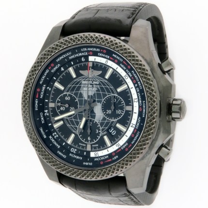 BREITLING Mens Breitling Bentley UniTime Midnight Carbon B05 Automatic Chronograph Limited Edition 500pcs. 49mm Stainless Steel. Retail Price (MSRP) $14,995