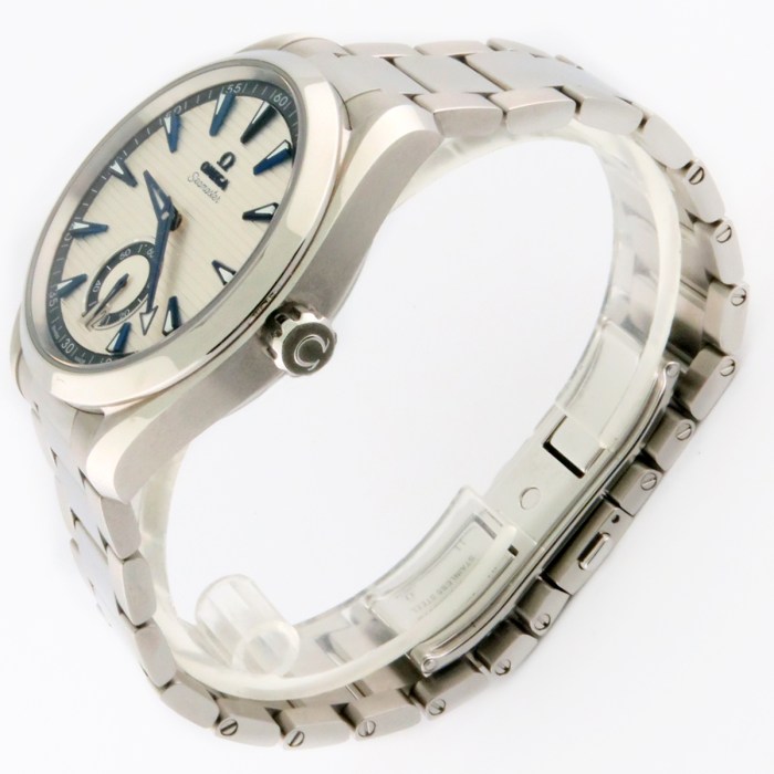 Omega Seamaster Aqua Terra 150m Master Co-Axial Chronometer Stainless Steel Mens Wristwatch 41mm. Small Seconds Current Model. 220.10.41.21.01.002. MSRP $7,700