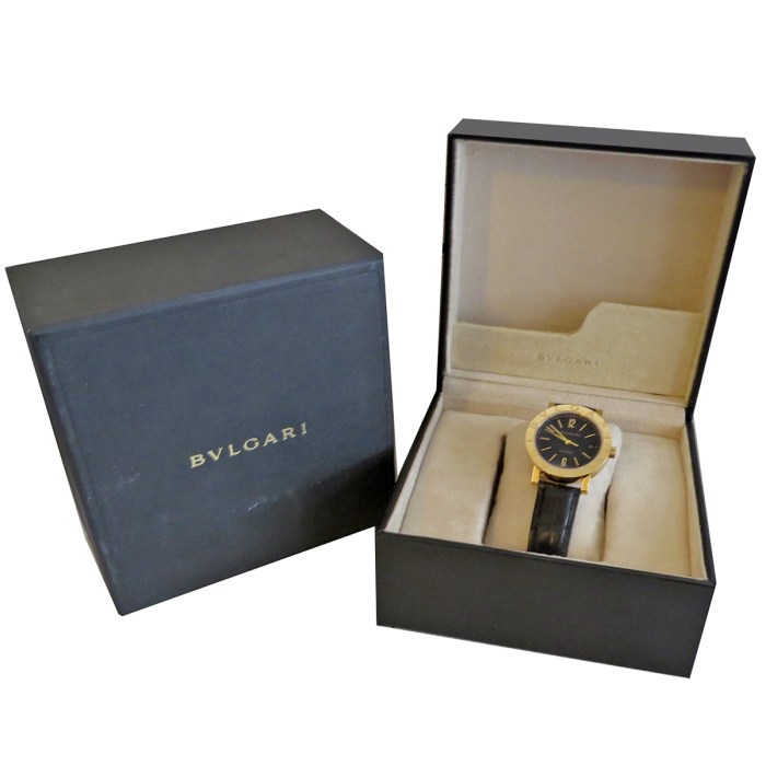 Bulgari Bvlgari Bvlgari Automatic Mens/Unisex Yellow Gold Watch at 38mm. Model Reference BB38GL AUTO. Comes with Bulgari Boxes, Heavy Watch at 82.3g.