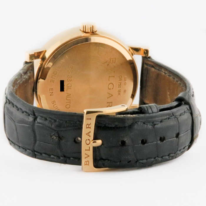 Bulgari Bvlgari Bvlgari Automatic Mens/Unisex Yellow Gold Watch at 38mm. Model Reference BB38GL AUTO. Comes with Bulgari Boxes, Heavy Watch at 82.3g.