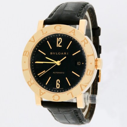 Bulgari Bvlgari Bvlgari Automatic Mens/Unisex Yellow Gold Watch at 38mm. Model Reference BB38GL AUTO. Comes with Bulgari Boxes, Heavy Watch at 82.3g.