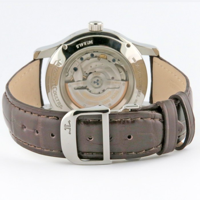 SJAEGER-LECOULTRE JLC Q151842A / 147.8.41.S Mens SS Master Calendar Moonphase Automatic Stainless Steel w/Paper. 40.5mm, Excellent Condition