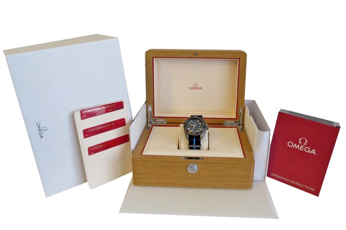 Current Model Omega Seamaster Planet Ocean ULTRA DEEP Diver 6000M Master Co-Axial Titanium NATO Strap Mens Watch. Ref. 215.92.46.21.01.001. B&P MSRP $15,300