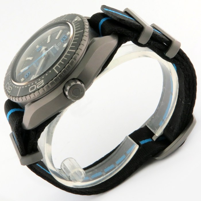 Current Model Omega Seamaster Planet Ocean ULTRA DEEP Diver 6000M Master Co-Axial Titanium NATO Strap Mens Watch. Ref. 215.92.46.21.01.001. B&P MSRP $15,300