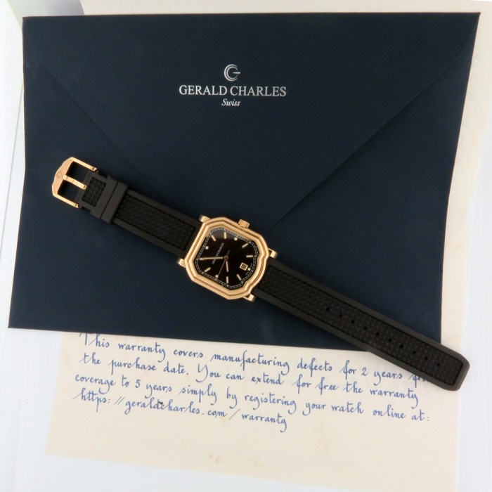 Gerald Charles Maestro 2.0 Ultra Thin Chocolate Brown Dial 18K Rose Gold GC2.0-RG-05 Full Set Box & Paper. Retail Price (MSRP) $41,300