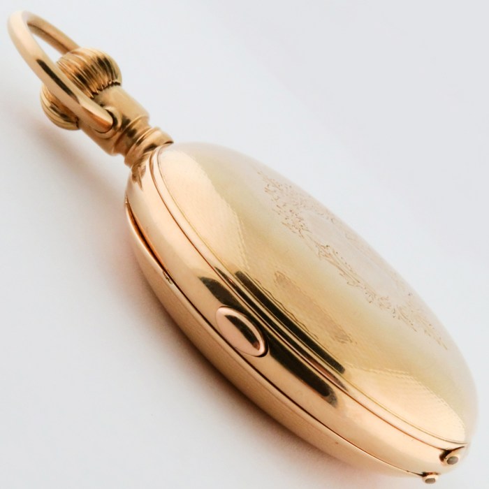 HENRI SANDOZ (SWISS) 14K Yellow Gold Hunting Case 5-Minute Repeater Chronograph Pocket Watch 55mm. High quality Complicated Antique Pocket Watch Circa 1880s.