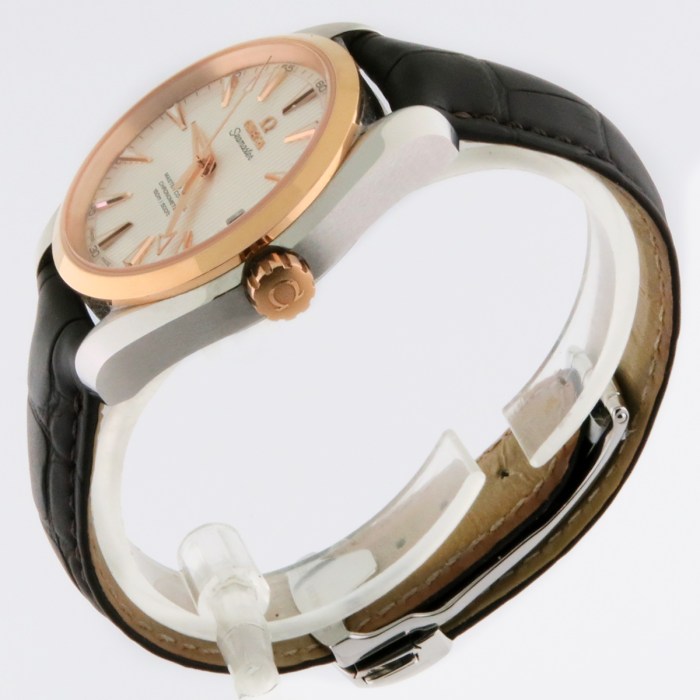Omega Seamaster Aqua Terra 150m Master Co-Axial Chronometer Two-Tone Stainless Steel & 18K Red Gold 38.5mm Mens Wristwatch. 231.23.39.21.02.001. MSRP $7,700