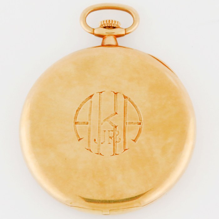 PATEK PHILIPPE & Co 18K Solid Yellow Gold 44mm Open Face Pocket Watch from 1941. 17''' Lignes Movement in with 18j 8adj. Sector Dial.