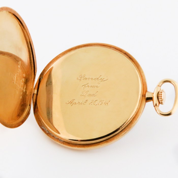 PATEK PHILIPPE & Co 18K Solid Yellow Gold 44mm Open Face Pocket Watch from 1941. 17''' Lignes Movement in with 18j 8adj. Sector Dial.