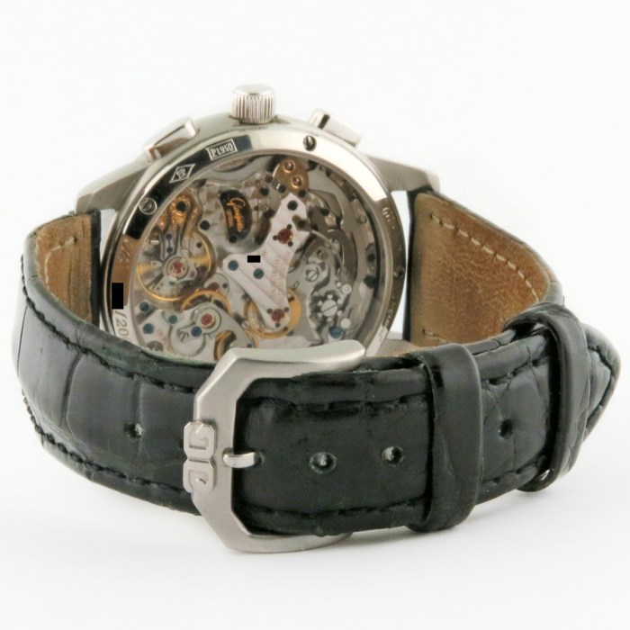 Limited Edition 200pcs Platinum Glashutte Original Panograph Flyback Chronograph. Ref is 61-01-03-03-04. 39.3mm, In-House Caliber 61-01. MSRP $30600
